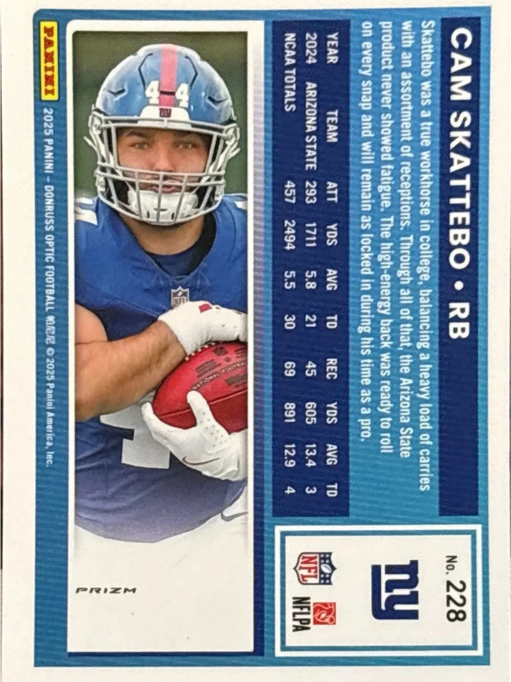 Panini clear collectible